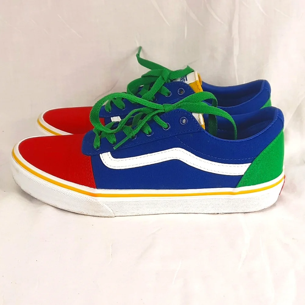 Vans Off The Wall Unisex Youth Shoes Size 5 Colorful Old Skool